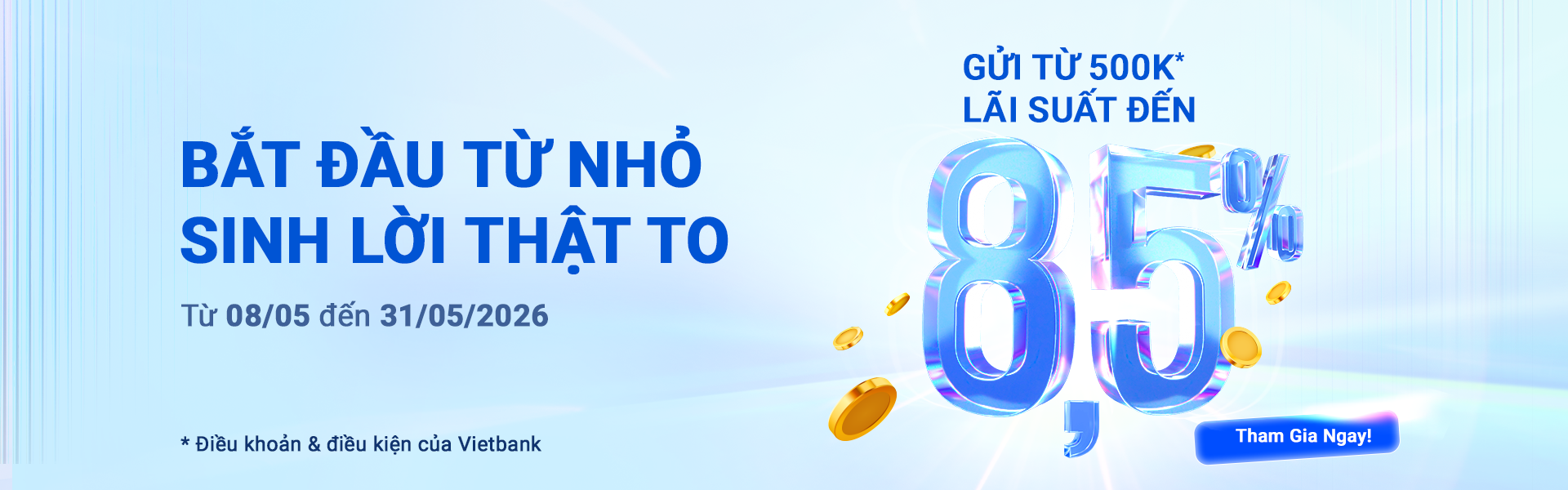 Ưu đ&atilde;i l&atilde;i suất Vietbank