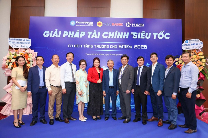 VIETBANK ĐỒNG HÀNH CÙNG HỘI DOANH NHÂN SÀI GÒN (DNSG) VÀ HIỆP HỘI CÔNG NGHIỆP HỖ TRỢ (HASI) MANG ĐẾN GIẢI PHÁP TÀI CHÍNH SIÊU TỐC