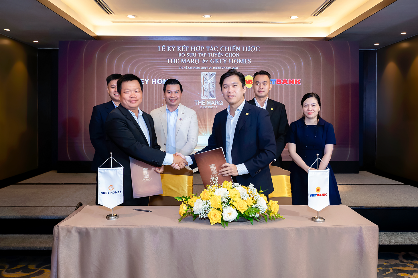 VIETBANK VÀ GKEY HOMES KÝ KẾT HỢP TÁC CHIẾN LƯỢC MANG ĐẾN GIẢI PHÁP TÀI CHÍNH RIÊNG CHO THE MARQ