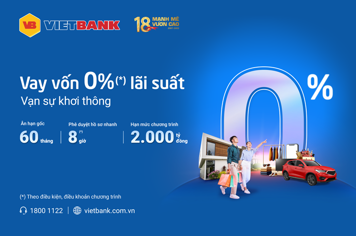 VAY VỐN 0% LÃI SUẤT, VẠN SỰ KHƠI THÔNG