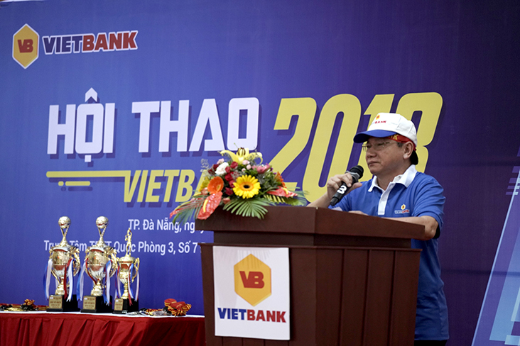 Ông Dương Ngọc Hòa – Chủ tịch HĐQT phát biểu tại Hội Thao 2018