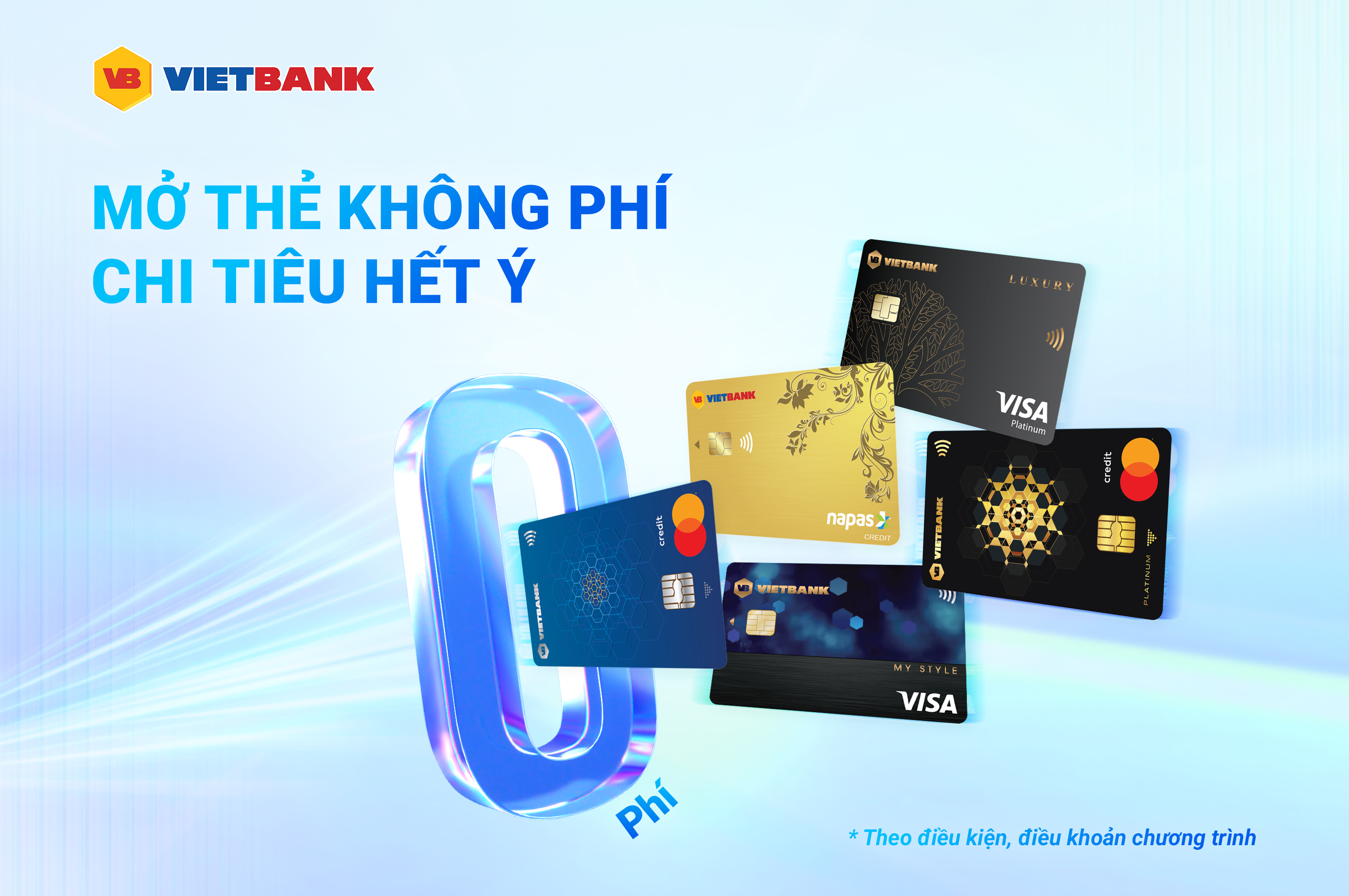 Mở thẻ kh&ocirc;ng ph&iacute; Vietbank
