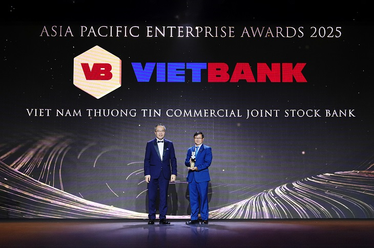 VIETBANK NHẬN GIẢI THƯỞNG DOANH NGHIỆP XUẤT SẮC CHÂU Á 2025