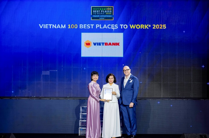 VIETBANK VÀO TOP 100 NƠI LÀM VIỆC TỐT NHẤT VIỆT NAM 2025