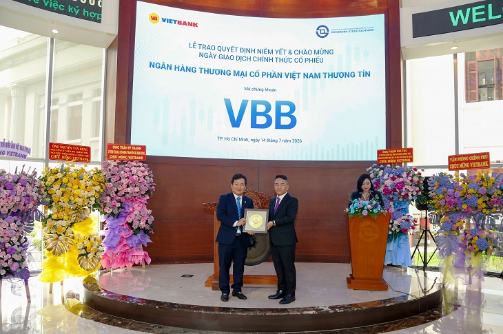 CỔ PHIẾU VIETBANK CHÍNH THỨC NIÊM YẾT TRÊN HOSE