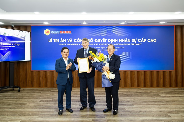 VIETBANK BỔ NHIỆM QUYỀN TỔNG GIÁM ĐỐC, THÚC ĐẨY CHIẾN LƯỢC CHUYỂN ĐỔI SỐ